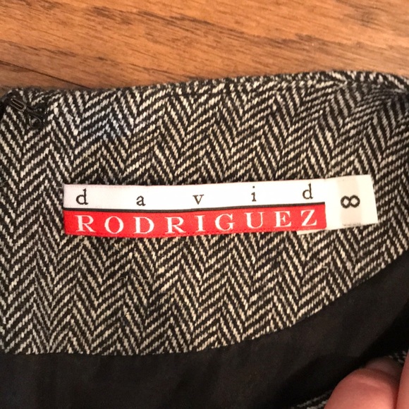 David Rodriguez Black Tweed Dress - Picture 4 of 5